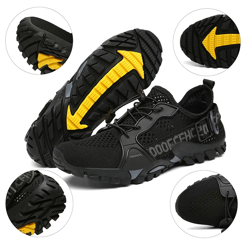 

Hiking Shoes Size 36-47 Tenis Feminino Breathable Mens Sneakers Outdoor Trail Trekking Mountain Climbing Sports Shoes For Male