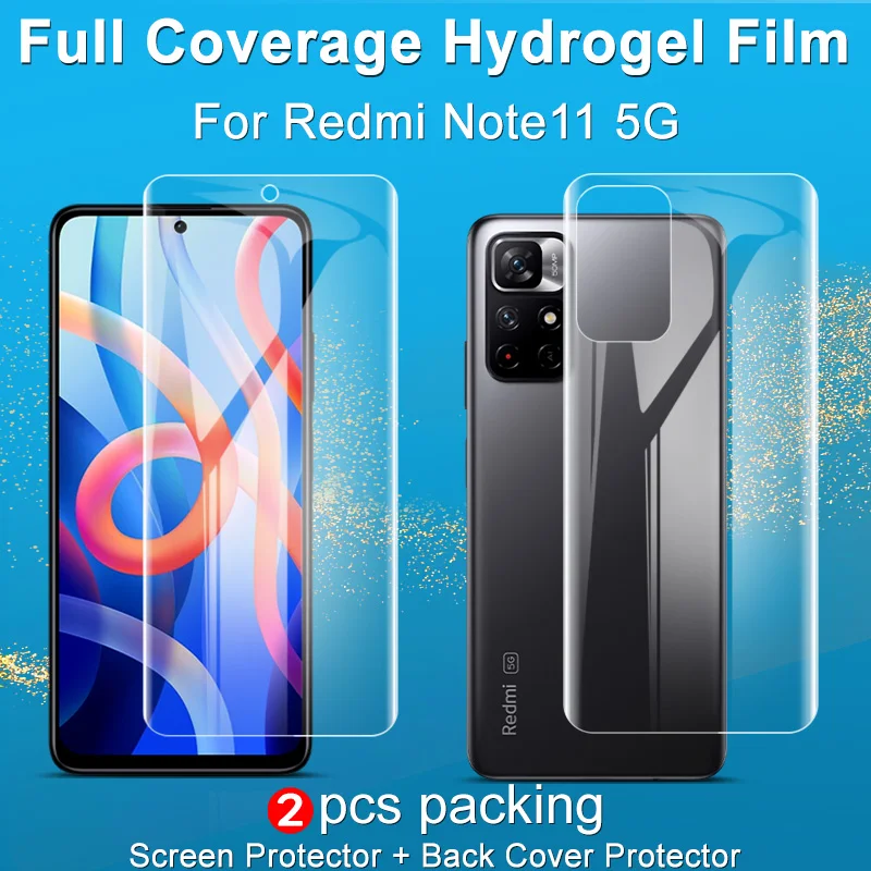 IMAK для Xiaomi Redmi Note11 Pro Plus 5G Poco M4 Гидрогелевая Защитная пленка экрана III Мягкая с