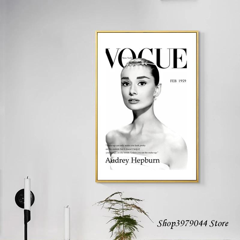Постер Одри Хепберн украшение в скандинавском стиле домашняя поп-арт холст