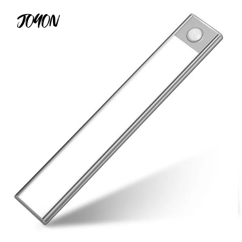 

Ultra-Thin LED Cabinet Lights Night Light 12/23.5/40cm Under PIR Motion Sensor USB Rechargeable Lamp for Kitchen Wardrobe Lamps