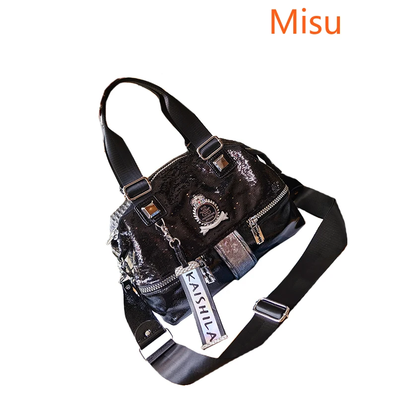 

Fashion Sequined Women's Bags High-quality Single Shoulder Messenger Wild Large Capacity Short-distance Travel Bag Bolso Mujer