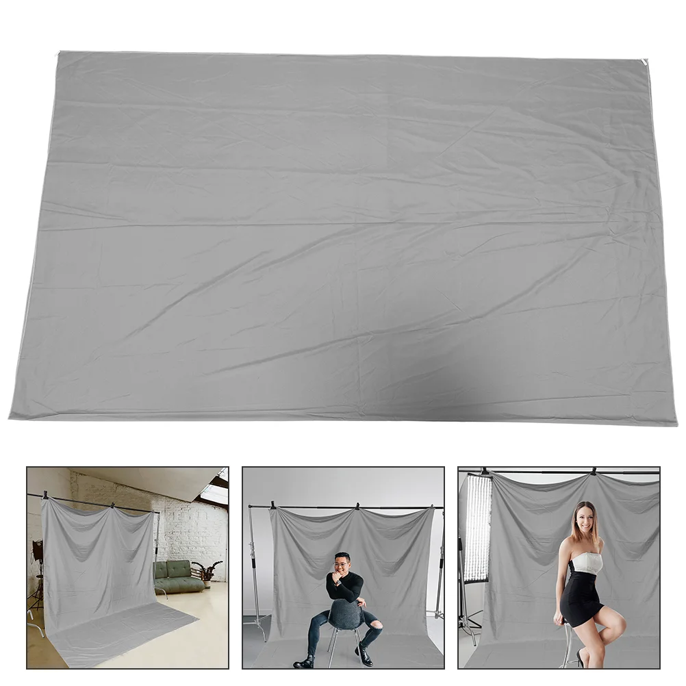 

1pc Pure Grey Background Cloth Photography Backdrop Scene Background Prop