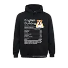 Мужские толстовки с капюшоном в виде английского бульдога