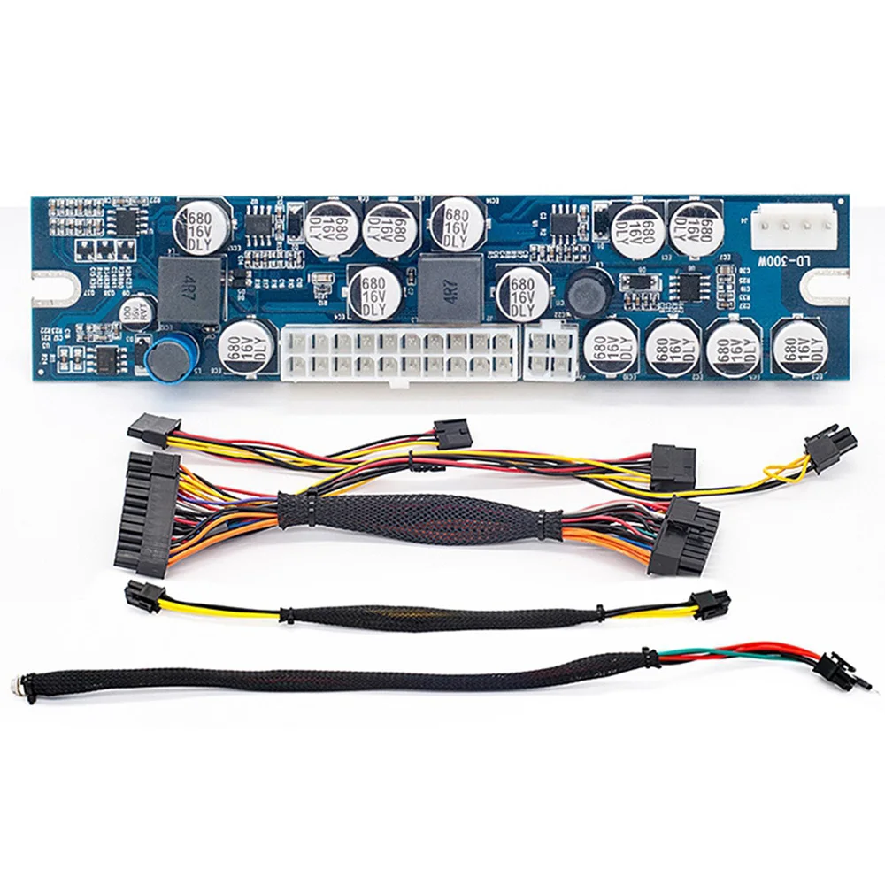 

12V 300W Mute Power Module Set DC ATX Switch Mining PSU 24pin MINI ATX PC Power Supply For Computer