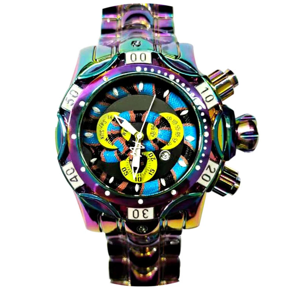 

Top High Quality Undefeated Luxury Mens Watches Full Stainless Steel 100% Original Invicto Watches Reloj De Hombre Dropshipping