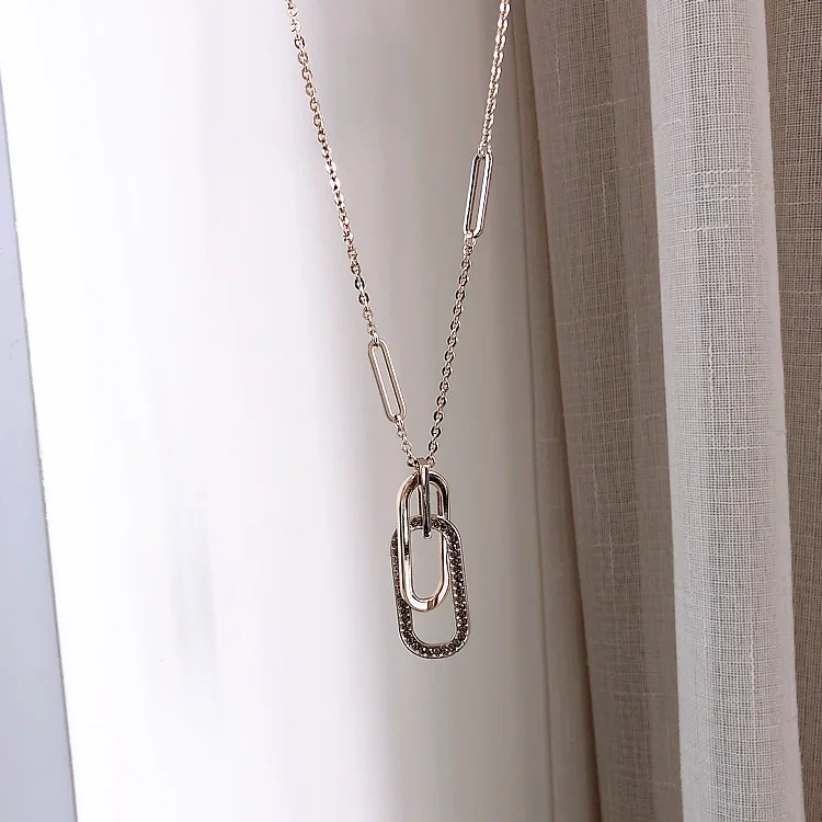 Длинное ожерелье модное геометрическое украшение 2020 | Украшения и аксессуары