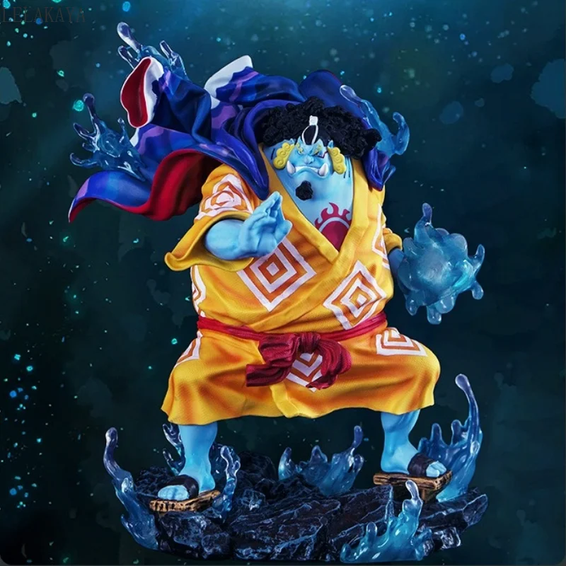 

32 см большая Аниме One Piece GK модель статуя рыба Terran Jinbe Battle Ver. Коллекционная экшн-фигурка, модель из ПВХ, детские игрушки, подарки