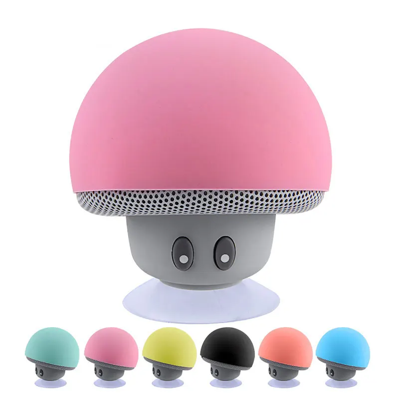 Мини Bluetooth динамик водонепроницаемый Гриб беспроводной музыка HiFi стерео сабвуфер Hands Free для телефона Android IOS