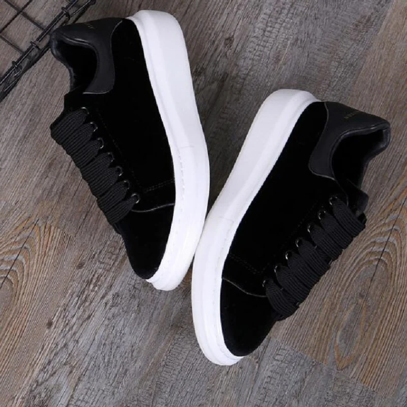 European Station 2020 New Heavy Bottom Outdoor Air-permeable Velvet Leather Luxurious Pairs of Elevated Muffin Sports Shoes | Спорт и