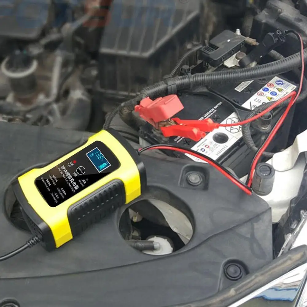 Новое 12В 6А полностью автоматическое зарядное устройство для автомобильного