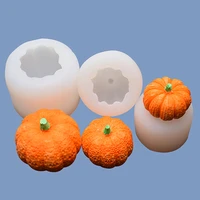 3d pumpkin silicone mold kitchen resin baking tool chocolate dessert lace decoration diy cake pastry fondant candle moulds