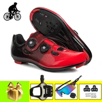 road cycling shoes add pedals double rotating button self locking breathable unisex riding bicycle sneakers bike sunglasses
