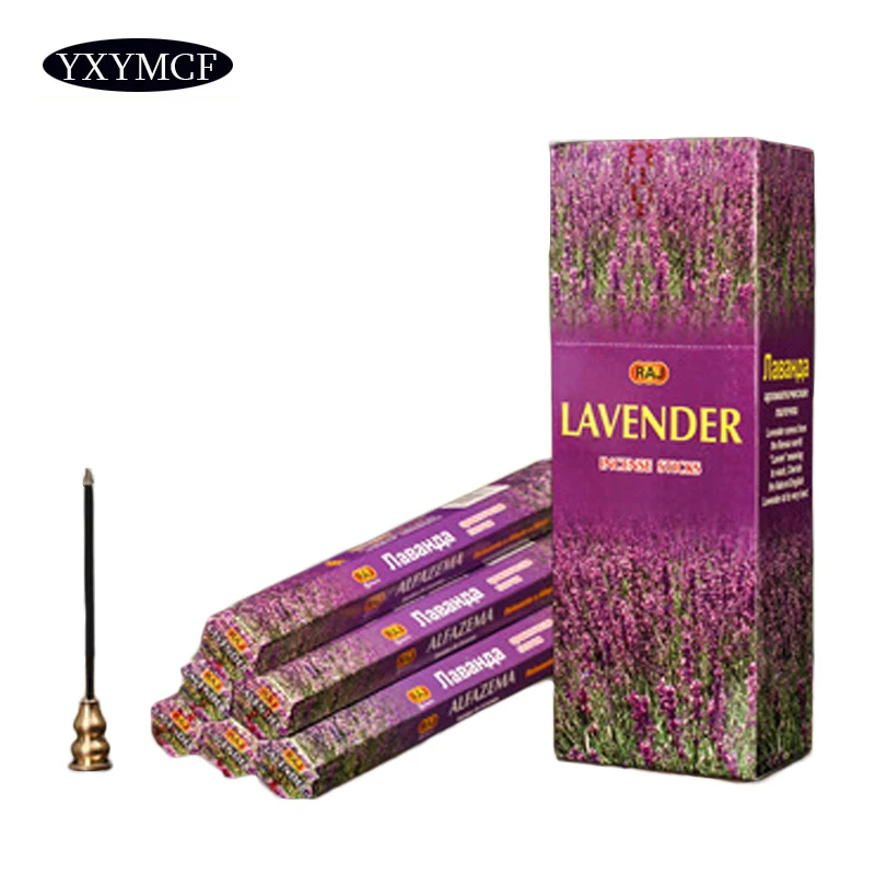 Бледно-лиловый индийские ароматические палочки 3 / 6 маленький Коробки Жасмин