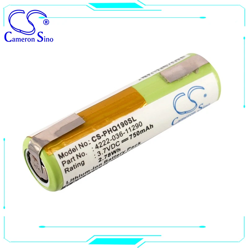 Литий ионный аккумулятор Cameron Sino 3 7 в 750 мАч для Arcitec бритва PT920/21 RQ1060 RQ1090 RQ1250