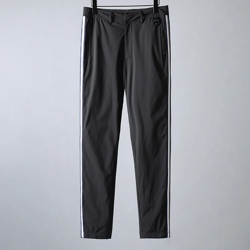 JSBD зимние мужские теплые пуховые штаны высокое качество белый гусиный пух значок