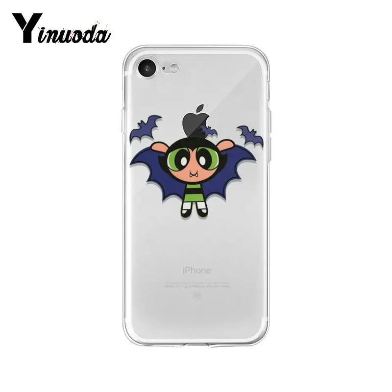 A6 Чехол Yinuoda The Powerpuff для девочек, мягкий чехол для телефона iPhone 8 7 6 6S Plus X XS MAX 5 5S SE XR 10, чехол Capa 11 pro max - Цвет: A6