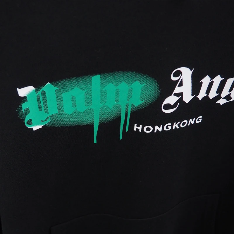 Повседневная Толстовка с капюшоном для мужчин и женщин надписью Palm Angels | Мужская