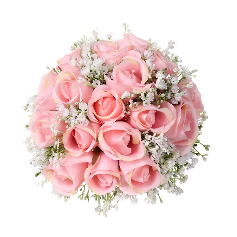 Белые свадебные цветы аксессуары для букетов букет из искусственных цветов