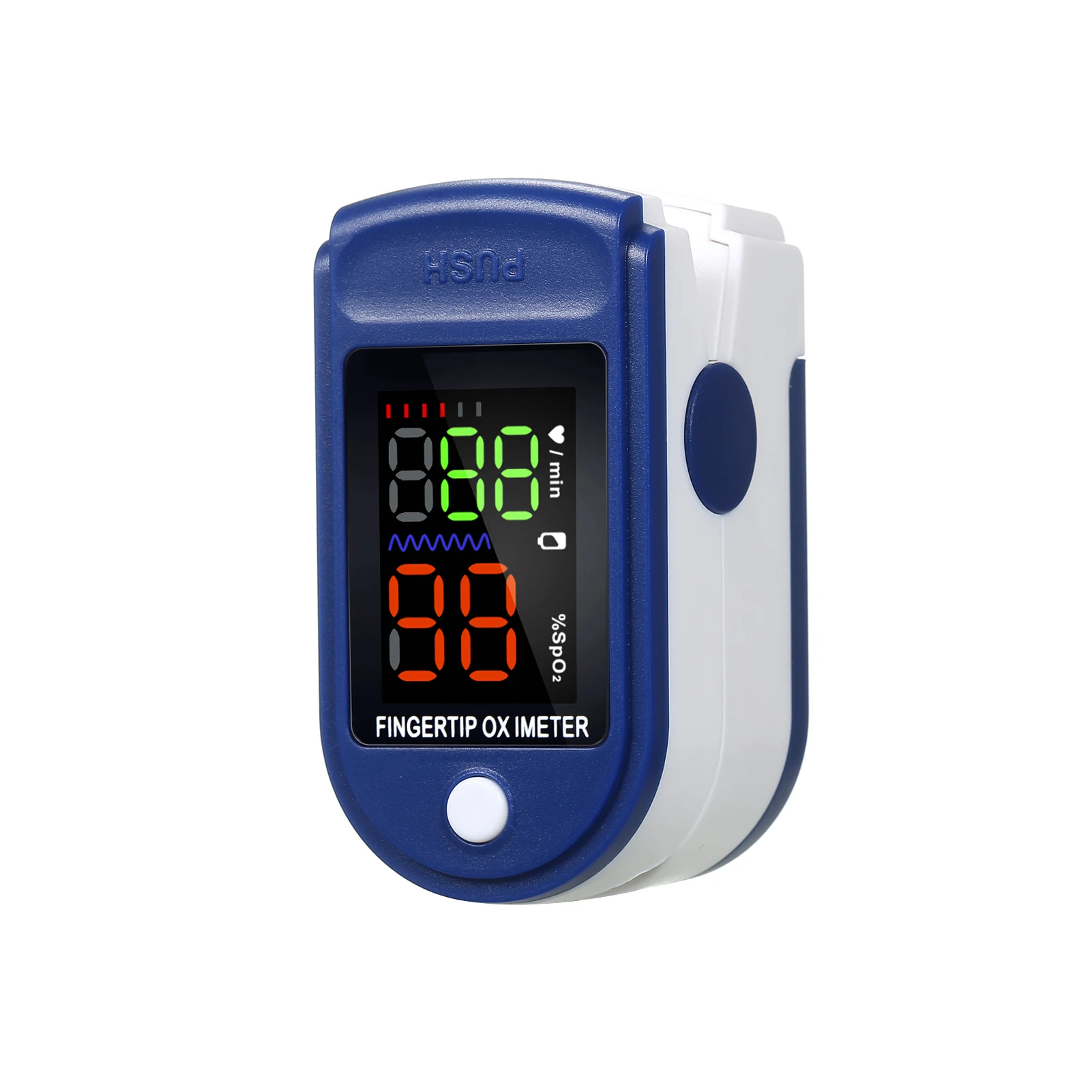 Digital Fingertip Pulse Oximeter Mini SpO2 Oxygen Saturation Monitor PR Rate Measuring 5s Rapid Reading LED Display |