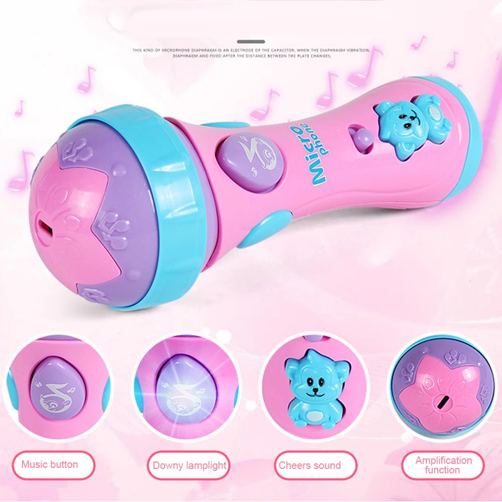 Hot sale Modern Cute Girls Boys Microphone Mic Karaoke Singing Funny Gift Music Toy For Kids Children