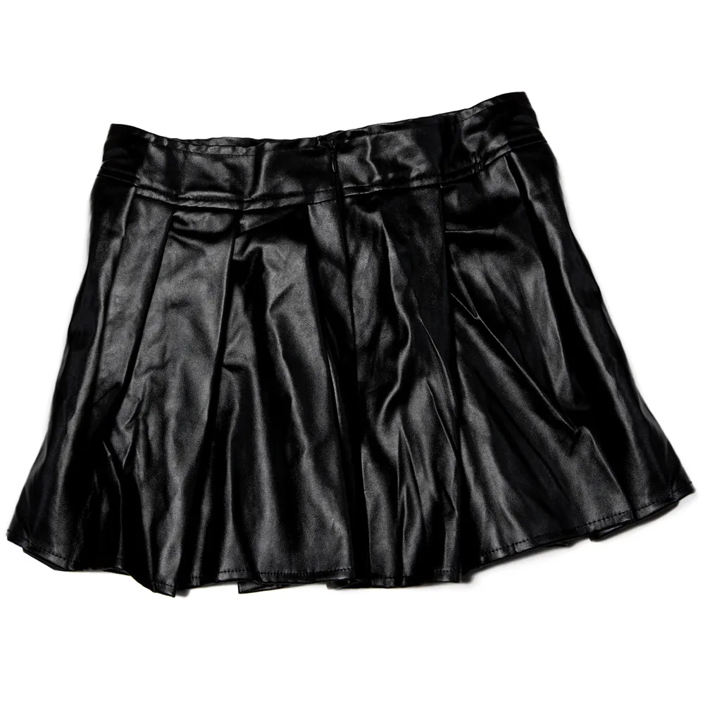 

Sexy Corset Dress Women Faux Leather Skirt Overbust Corset Bustier Gothic Zipper Dress Women Black Dress Mini Leather Costumes