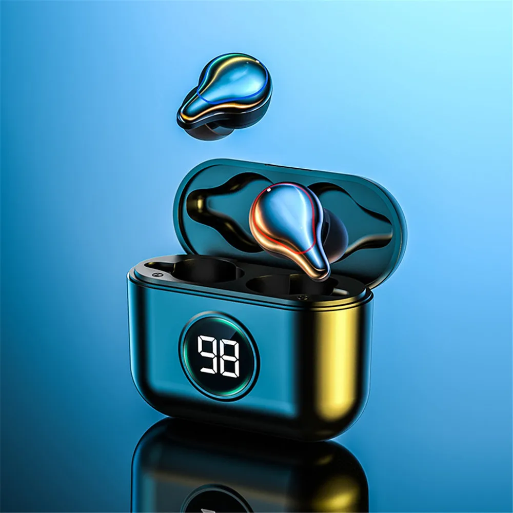 

SE16S TWS Bluetooth 5.0 Earphones Charging Box Wireless Headphone 9D Stereo Sports Waterproof Earbuds Headsets With Microphone