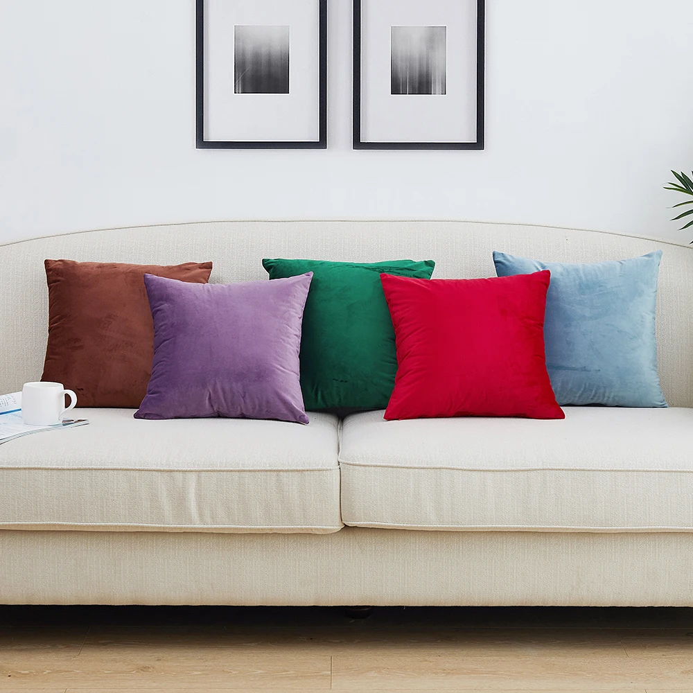 Холланд бархатные наволочки 45*45/50*50/60*60 см