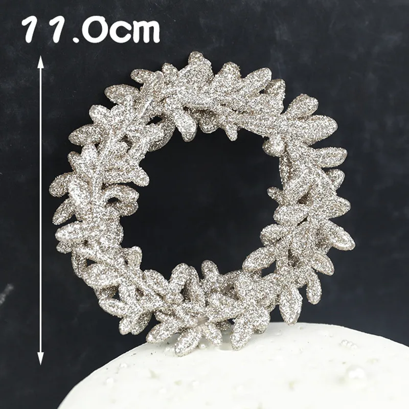 Рождественский Топпер для торта с оленем топперы красные золотые акриловые