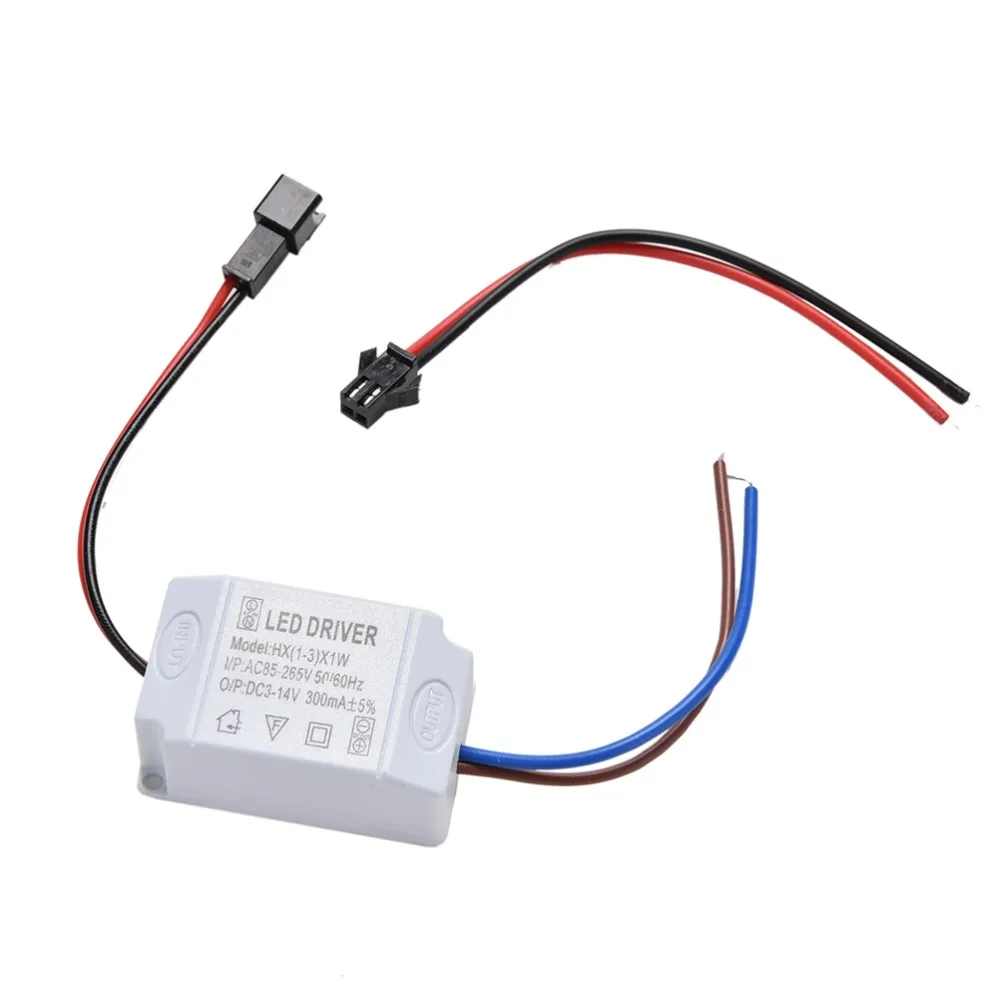 3X1 Вт простой AC 85 V-265 V к DC 2 V-12 V 300mA Электронная светодиодная лента драйвер трансформатор светодиодный блок питания Драйвер адаптер