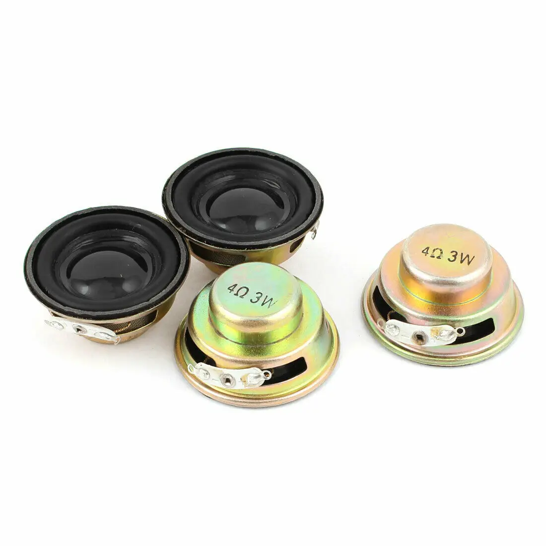 

10pcs/lot 3W 4R Speaker Mini Speakers Amplifier Rubber Gasket Loudspeaker Trumpet 3 Watt 4 ohms Speaker Horn Diameter 40MM