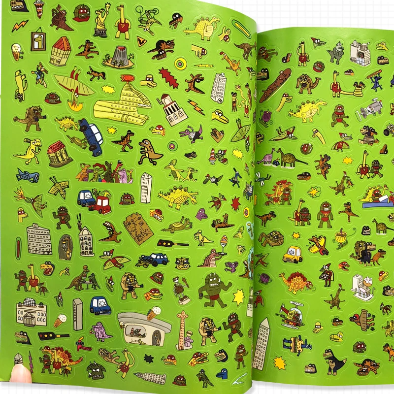 2000 стикеров английская Спортивная книга для