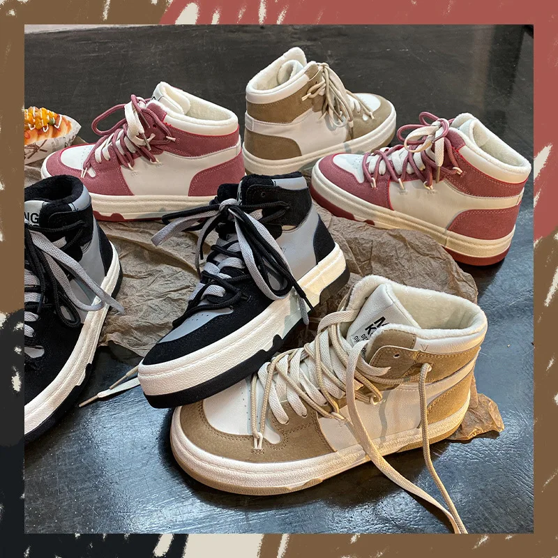 

Mr Co Women Platform Flats Running Sports Shoes Winter Designer Sneakers New Walking Fashion Boots Cozy Breathable Casual Shoes