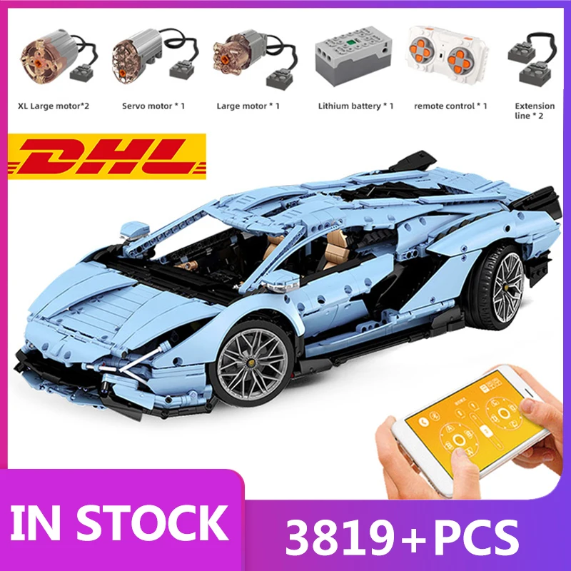 

MOULD KING 13056 13057 High-Tech series Technical Remote control Racing Car Model Set Building Blocks Kid Educational DIY Toy