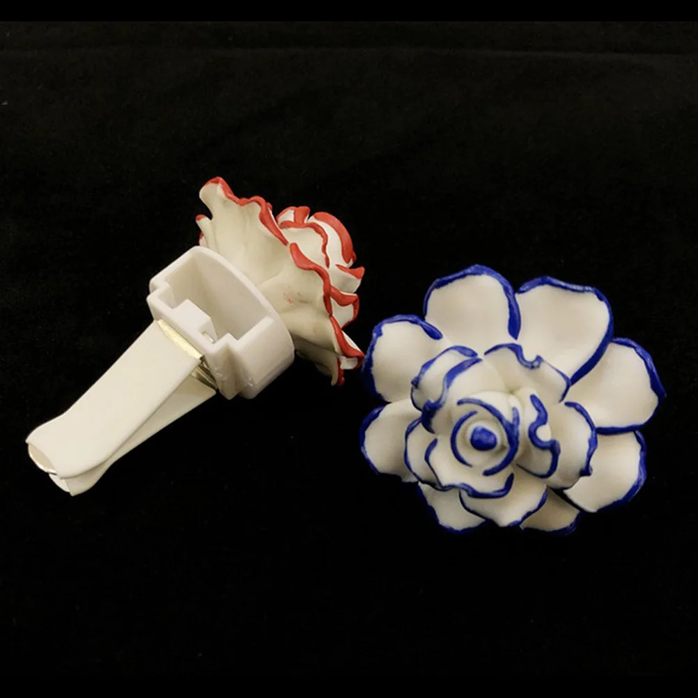 Автомобильные Духи керамическая Роза ароматерапия твердый распылитель духов