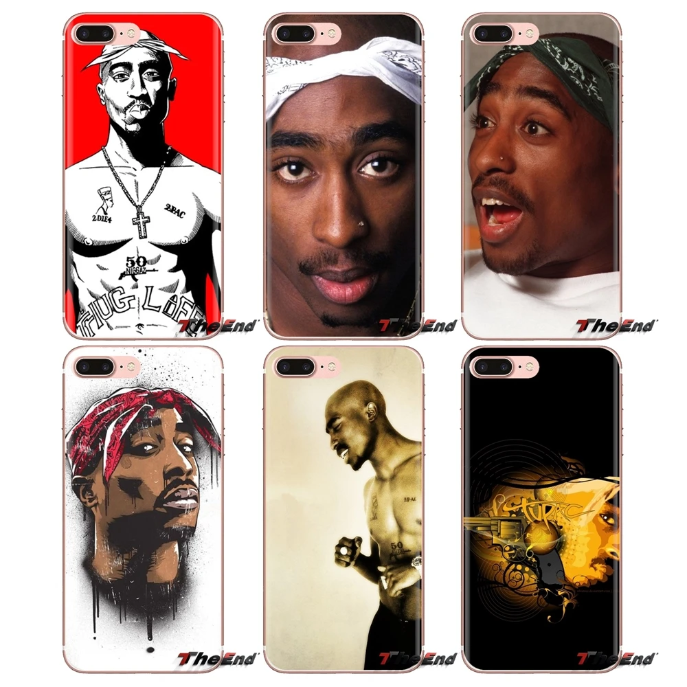 Модная обувь в стиле хип-хоп человек 2pac прозрачный мягкий чехол из ТПУ с принтом