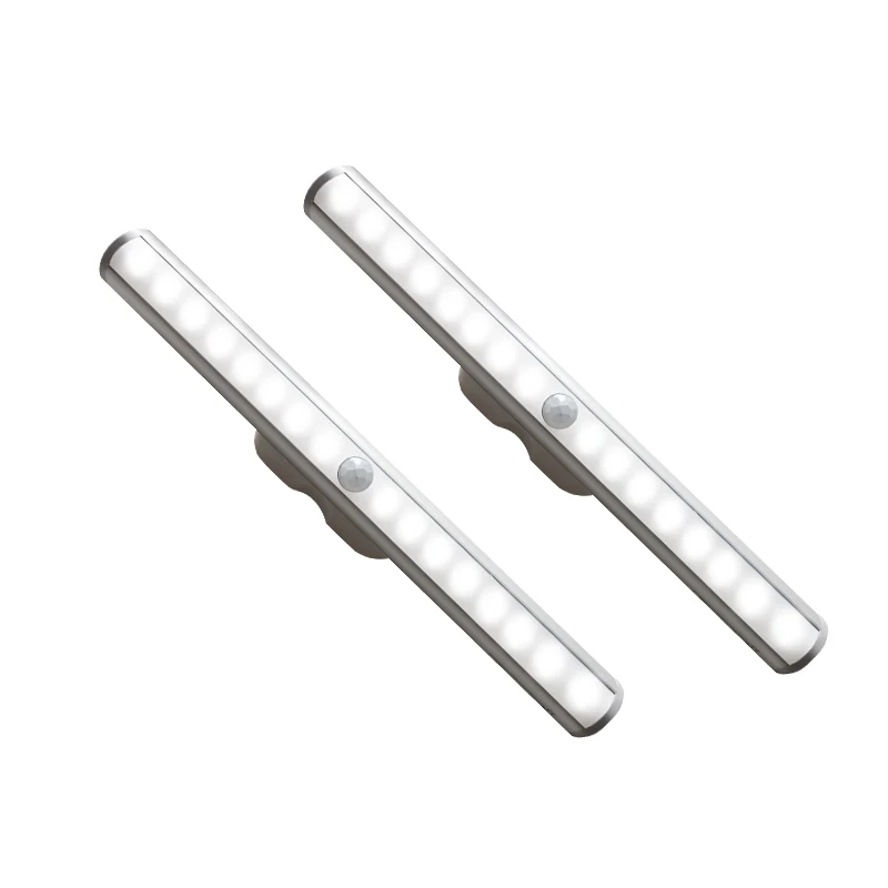 

Motion Sensor Closet Lights, Cordless Under Cabinet Lightening, Wireless Stick-on Anywhere AAA Battery 16 LED Night Light Bar