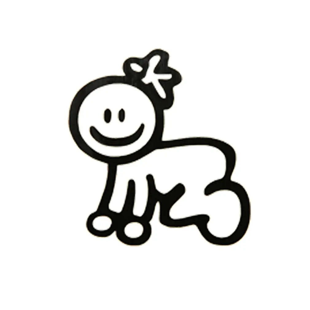 Креативная забавная Наклейка на стену члена семьи домашний декор наклейка авто