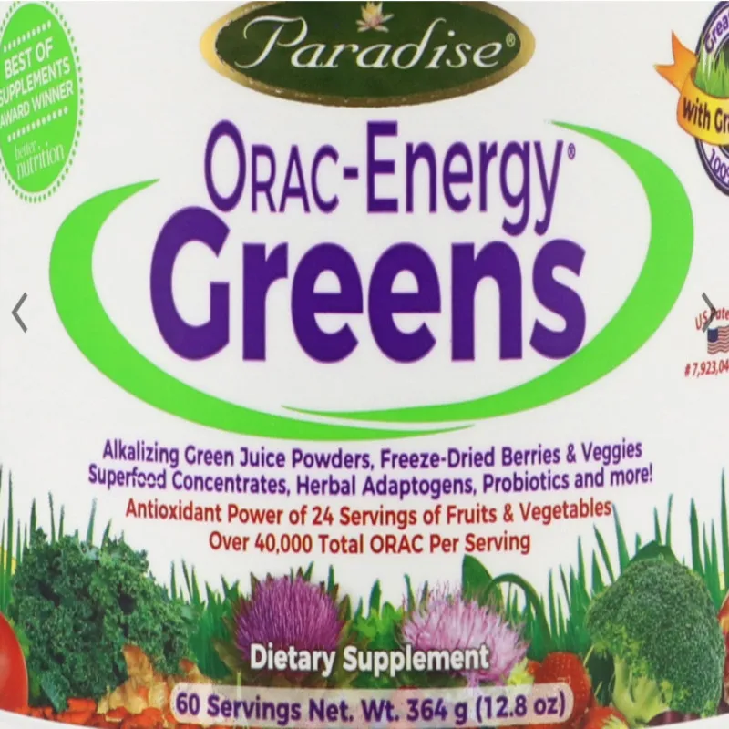

ORAC-Energy green vegetables, 12.8 oz (364 g)