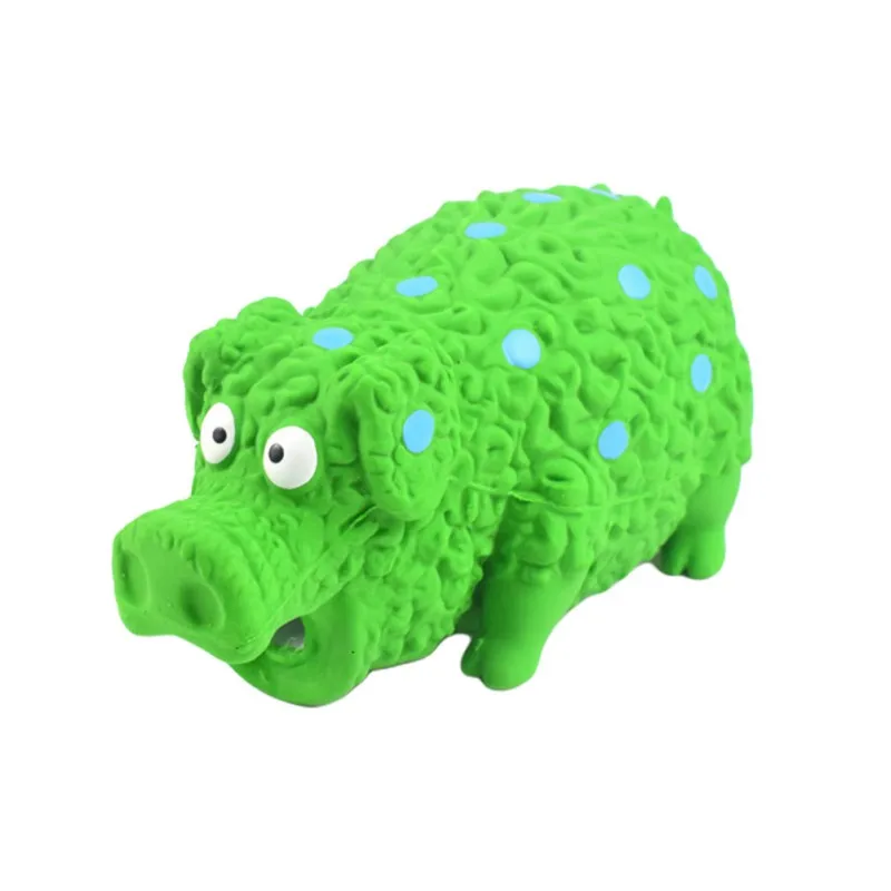 Забавные Doy игрушка милый латексная свинья хрюканье писк собака игрушки для