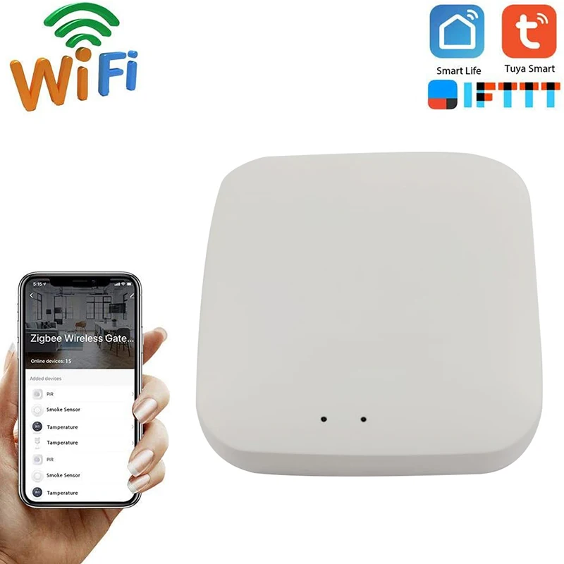 

Умный шлюз ZigBee, хаб для системы безопасности, работает с Alexa Google Home