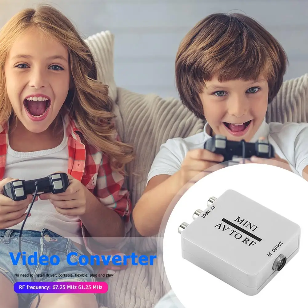 Преобразователь AV в RF 67 25 МГц 61 для телевизора RCA CVSB к Mini HD преобразователь видео