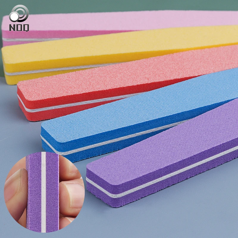 5 шт. набор пилок для ногтей шлифовальная губка шлифовка маникюра аксессуары