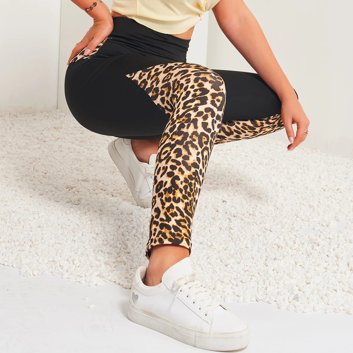 

Sexy Women Legging Animal pattern Splicing Printing Fitness leggins Fashion Slim legins High Waist Leggings Woman Pants