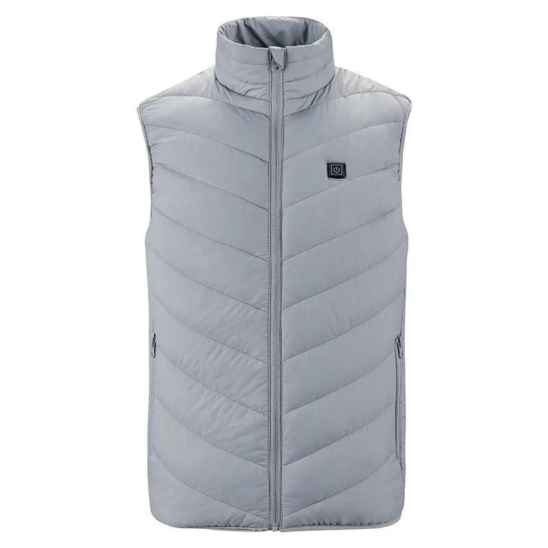 2 heating zones Heated Vest Warm Winter USB Electric Jacket Men Women Heating Coat Washable Thermal clothes jacket | Спорт и