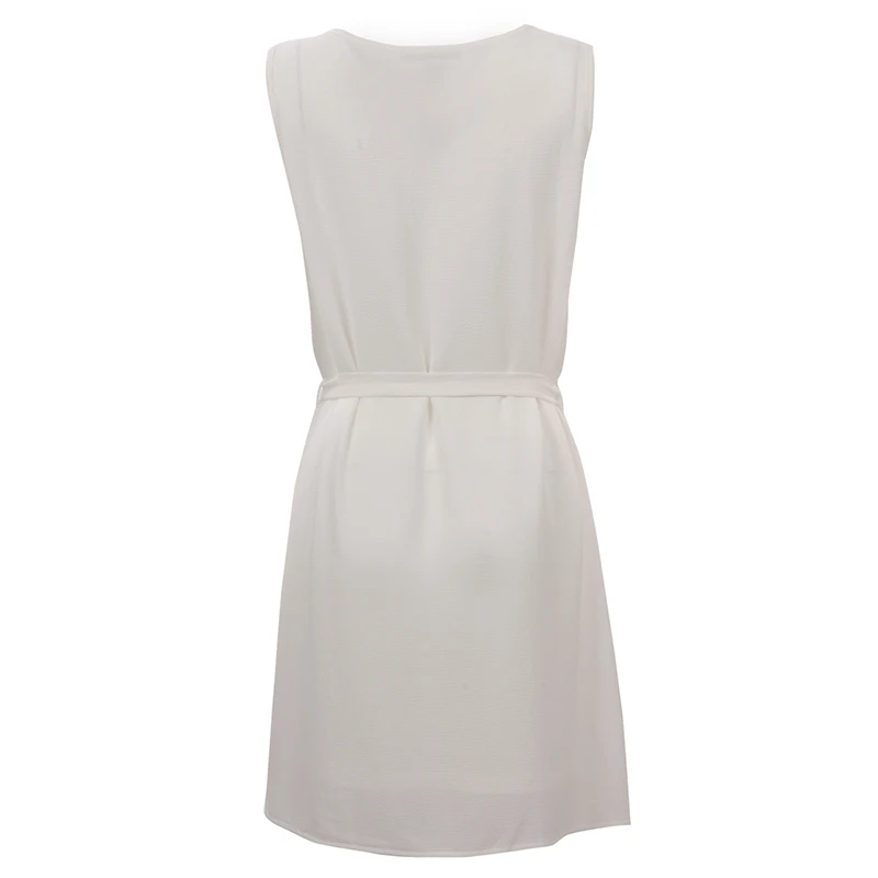 Женское летнее платье с вышивкой модель 2018 повседневное белое пляжное