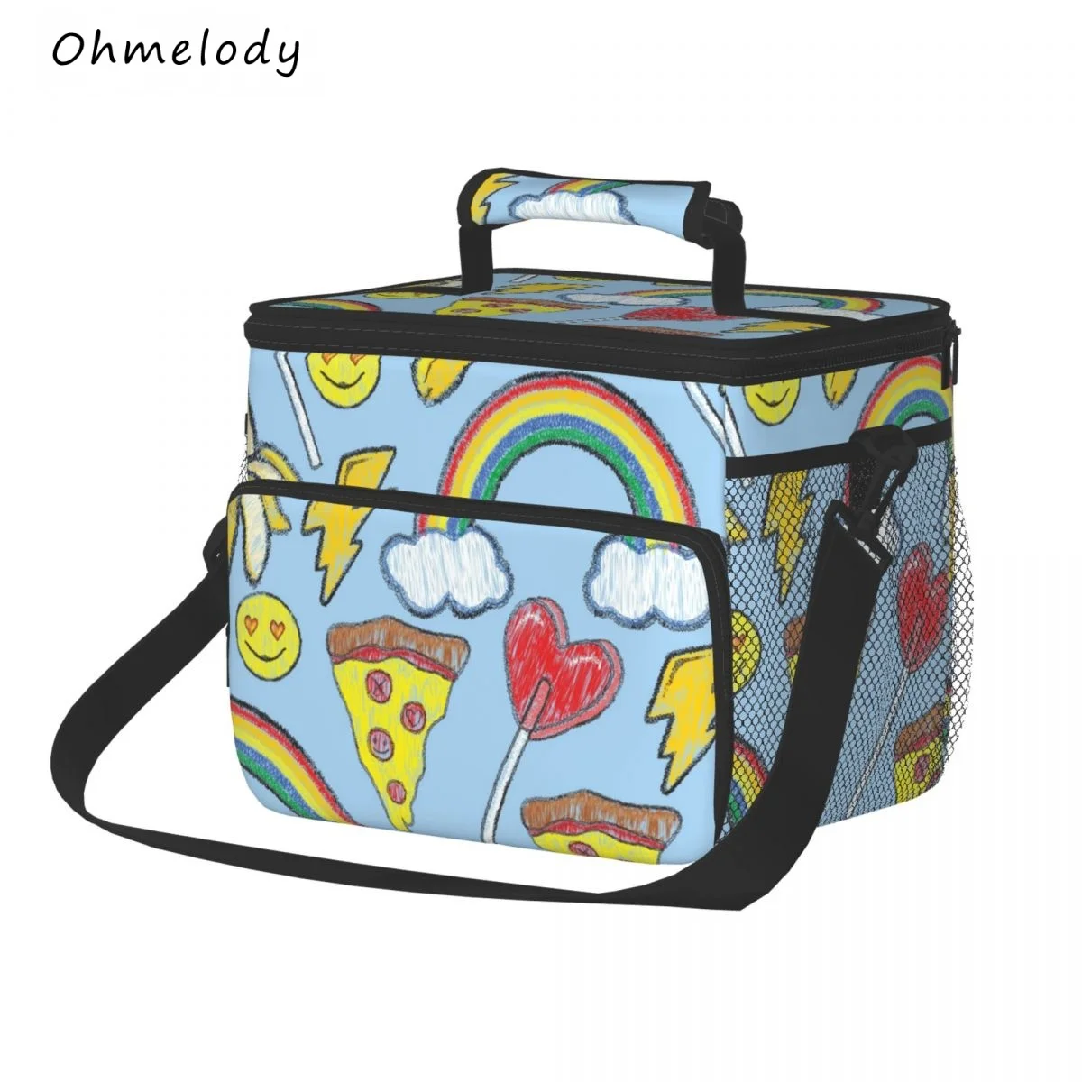 

Новый Термальность сумка для завтрака с теплозащитным покрытием Коробки для обедов Сумка-тоут кулер сумка для хранения обеда сумки для Для ...