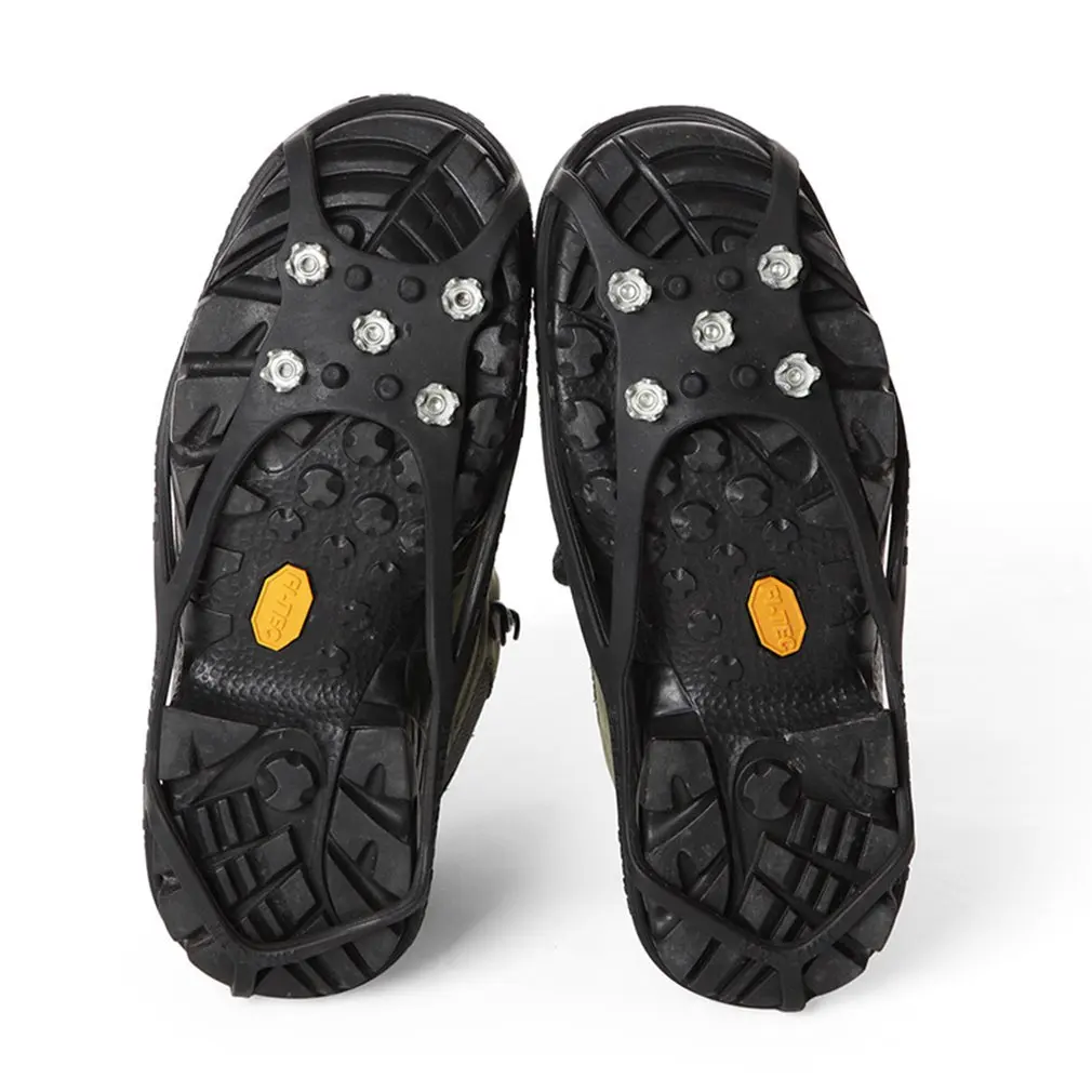 

Round Shape Winter Outdoor Walking Hiking Anti-slip 5 Studs Ice Snow Climbing Cleats Crampons Gripper For Boot Shoes