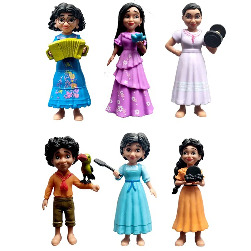 

New 5inch Movie Encanto Action Figures Anime Madrigal Juliet Isabela Luisa Doll Collection Model Toys Set For Kids Gift