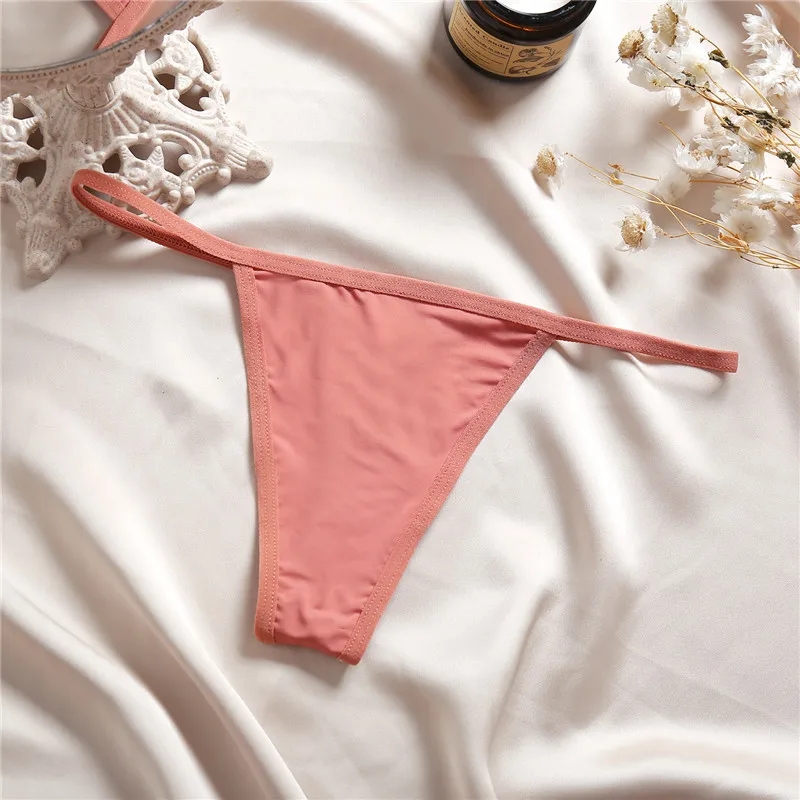 Finetoo трусики стринги хлопковое дамское нижнее белье сексуальное с низкой талией