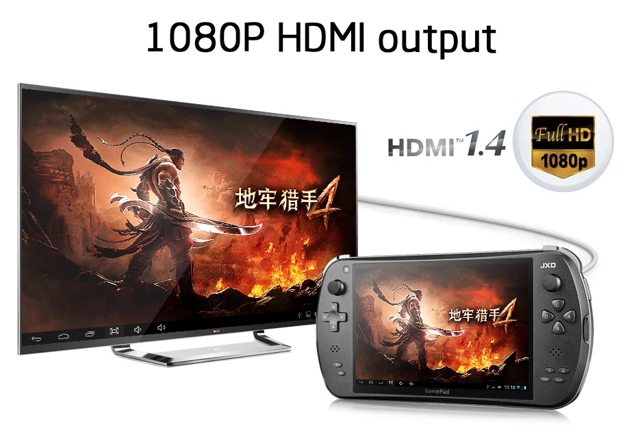 JXD S7800B 7-дюймовый двухъядерный процессор 16 Гб игровая смарт-приставка 2 Гб Оперативная память 1280X800 ips планшет с двумя камерами Android 4.4.4 портативные игровые консоли